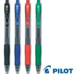 Para una escritura cómoda y fluida este bolígrafo Pilot G2 retráctil dispone de punta de bola y tinta de gel. El bolígrafo G2 tinta gel.