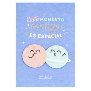 Postal Mr Wonderful - Cada momento contigo es espacial