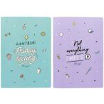Set de 2 libretas A4 - Contains Friday feeling