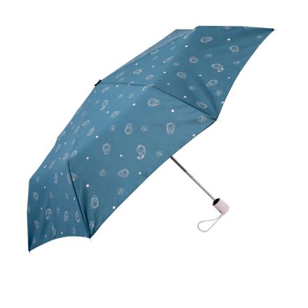 Paraguas mediano azul - Estampado aguacates