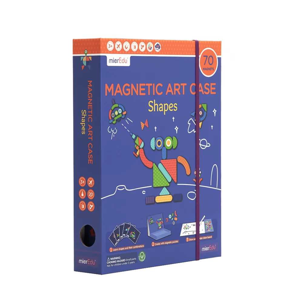 Estos juegos educativos de rompecabezas magnéticos son fáciles de transportar ydivertidos para jugar sobre la marcha.