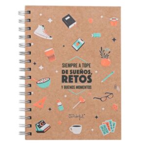Libreta A5 - Siempre a tope de sueños, retos y buenos momentos