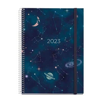Agenda anual 2023 Miquelrius Plus día por página Stellar