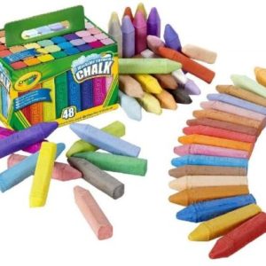 Estuche 48 maxi tiza de suelo lavable crayola