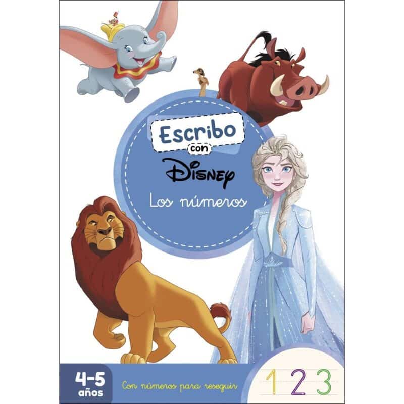 Escribo con Disney. Los números (4-5 años)