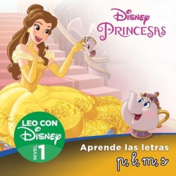 Princesas Disney. Leo con Disney (Nivel 1). Aprende las letras- p, l, m, s