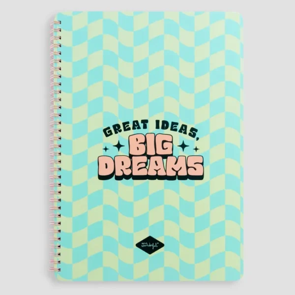 Libreta A4 - Great ideas, big dreams