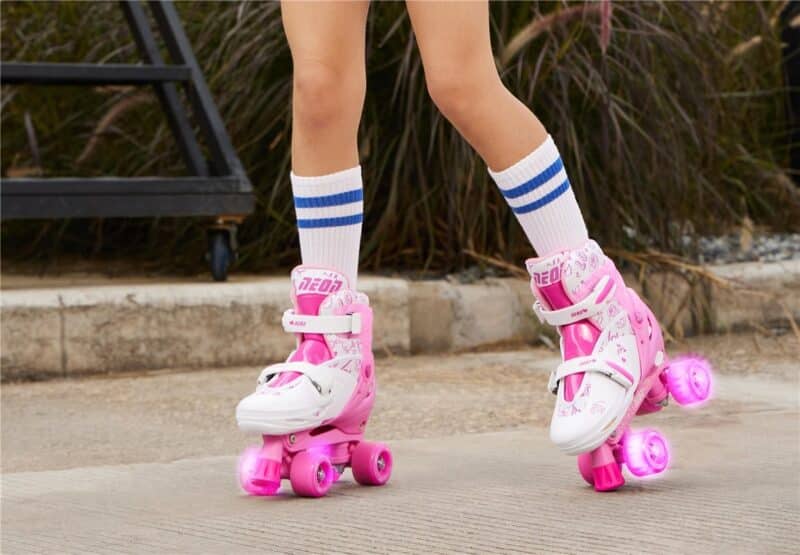 Patines Combo neon rosa T 34-38