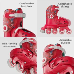 Patines Twista rojo T 24-28 Yvolution