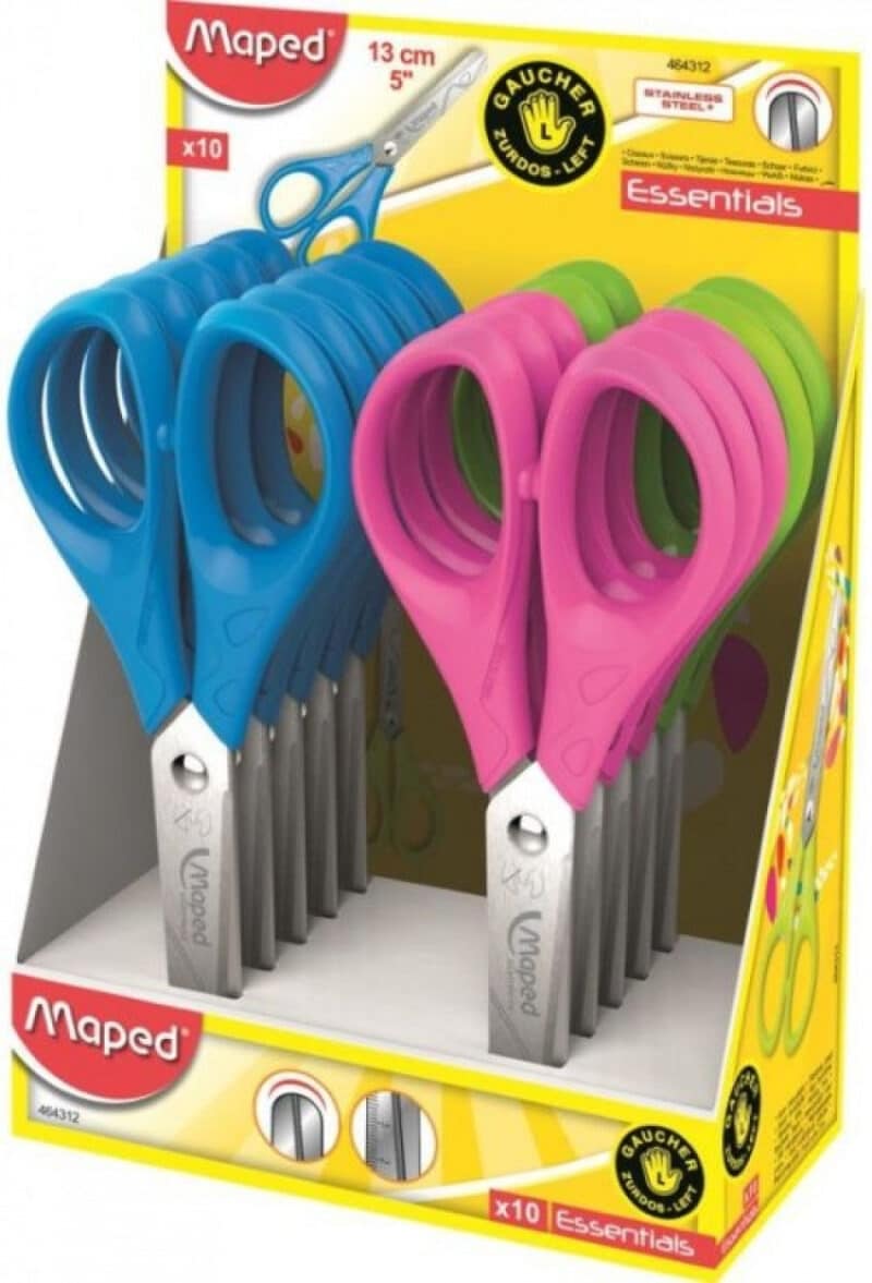 Tijera escolar 13cm zurdos essentials maped