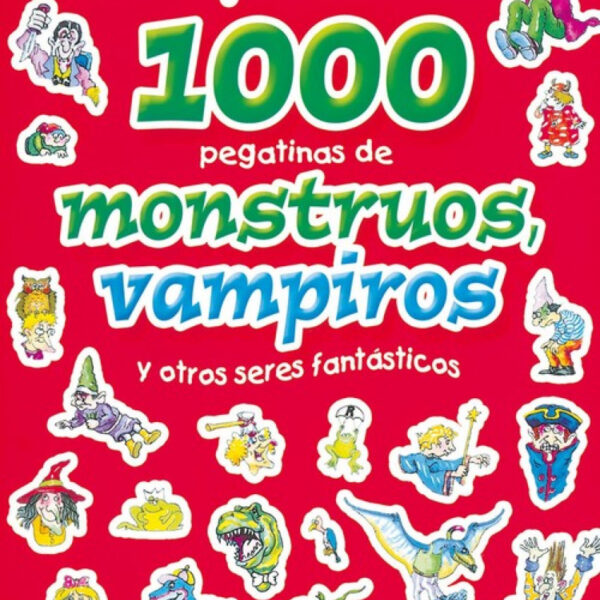 1000 Pegatinas de monstruos, vampiros y otros seres fantásticos