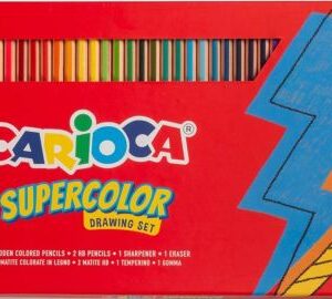 ESTUCHE 40 LAPICES DE COLORES CARIOCA SUPERCOLOR