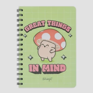 Libreta A5 3D Seta - Great things in mind