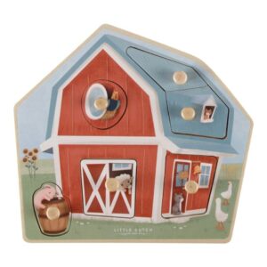 Puzzle de madera pequeña granja FSC Little Dutch