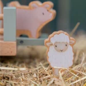 Tractor con trailer pequeña granja FSC Little Dutch