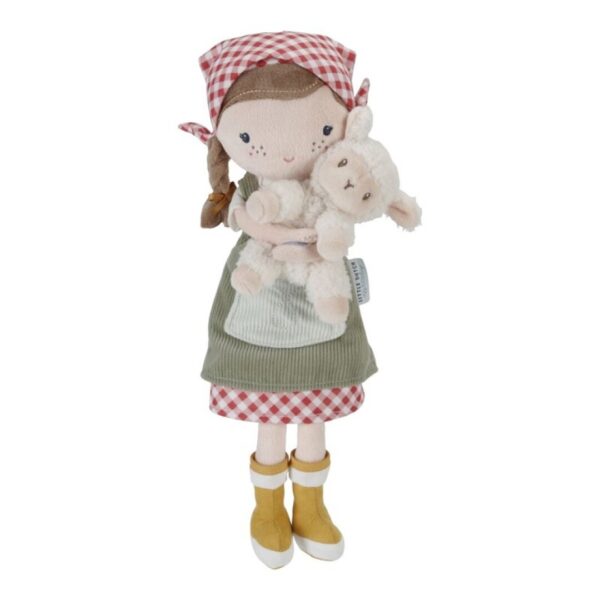 Rosa granjera con oveja muñeca blandita Little Dutch