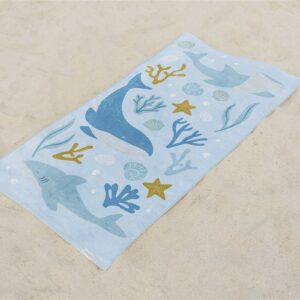 Toalla de playa Ocean Dreams azul Little Dutch
