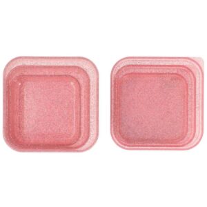 3 Cajas Almuerzo Glitter Gloss