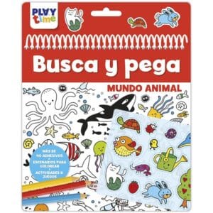 Busca y pega mundo animal - Playtime