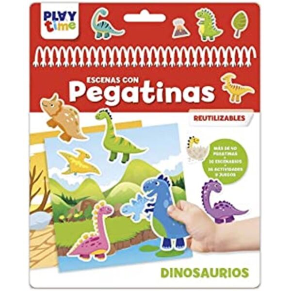 Escenas con pegatinas - Dinosaurios - Playtime