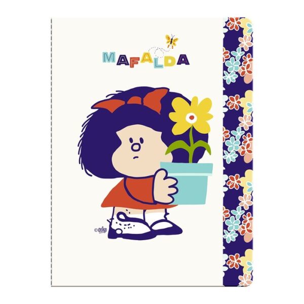 Libreta tapa blanda mediana - Mafalda maceta