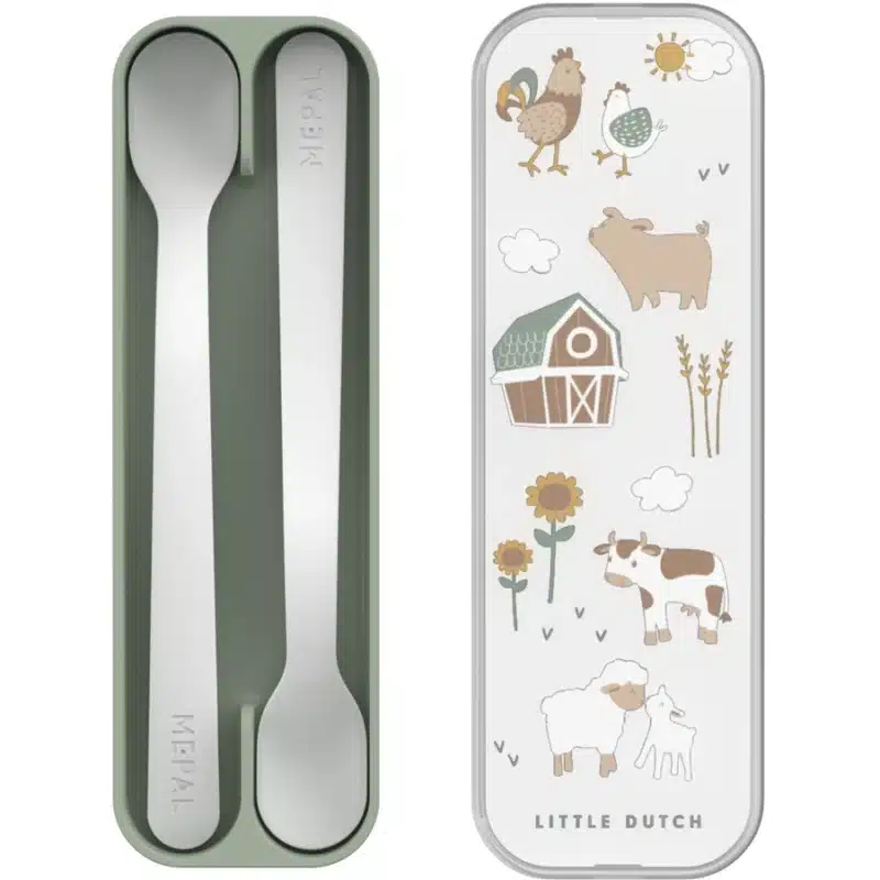 Set cuchara papilla mio Pequeña granja