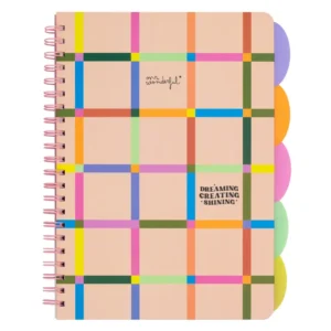 Libreta A4 con separadores - Dreaming, creating, shining
