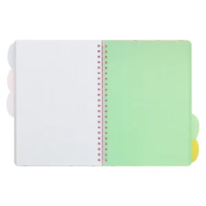 Libreta A4 con separadores - Dreaming, creating, shining