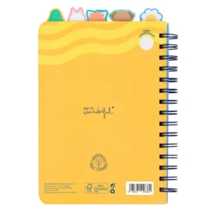 Libreta A5 con separadores - A grandes metas, grandes planes