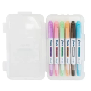Set de 6 bolis de colores con sello - Create your own magic