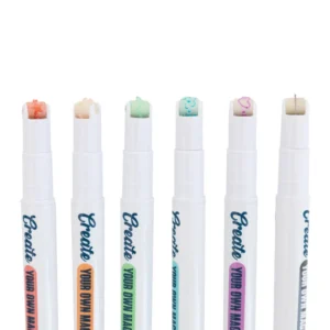 Set de 6 bolis de colores con sello - Create your own magic