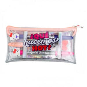 Set de estuche + 3 bolis Hello Kitty x Mr. Wonderful - Qué hacemos hoy