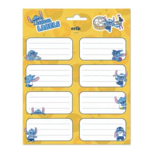 Etiquetas escolares Disney Stitch