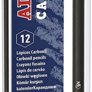 Lápiz carbonil de dibujo con mina carboncillo par bocetos y dibujos