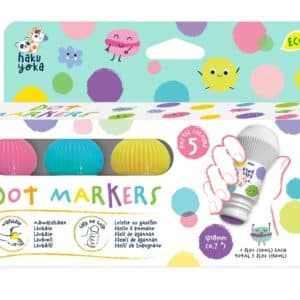 Marcadores de Puntos 5 colores Pastel