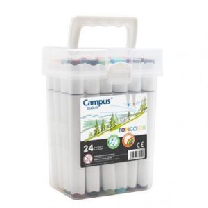 Rotuladores Doble Punta Campus Student TopiColor 24 colores