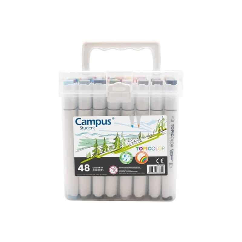 Rotuladores Doble Punta Campus Student TopiColor 48 colores