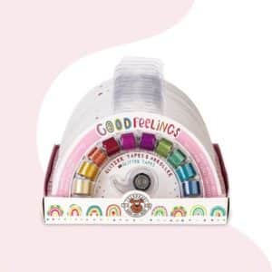 Set cintas washi brillantes arcoiris