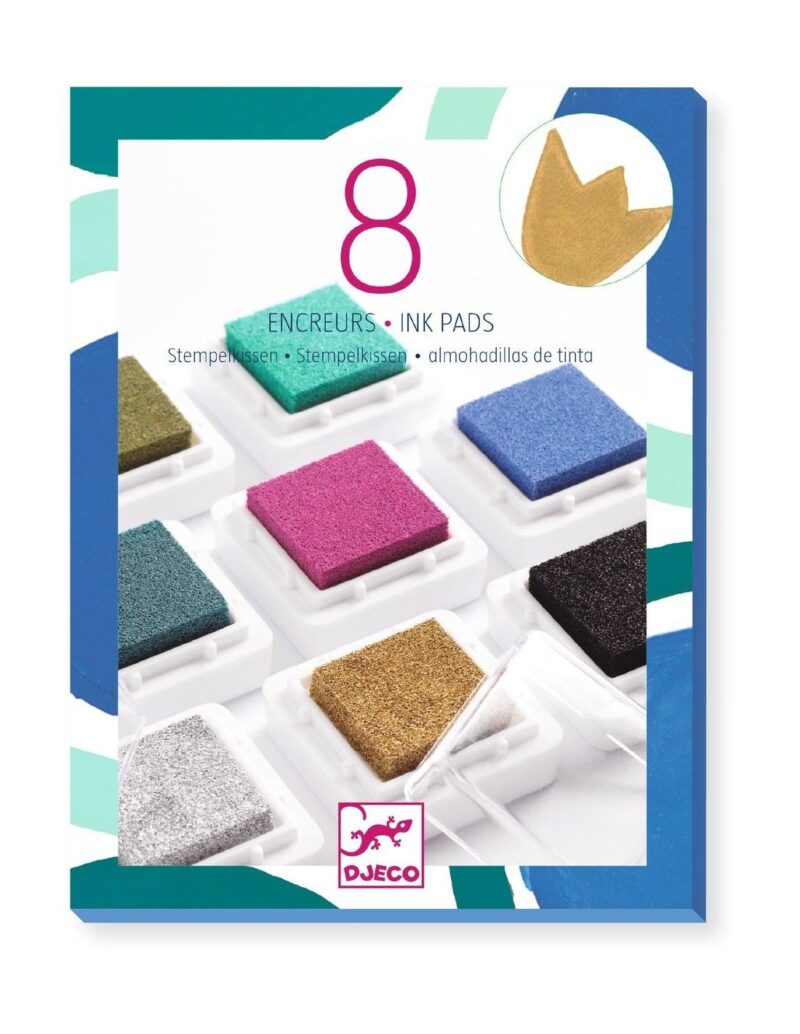 8 tampones de tinta y 1 limpiador - Chic