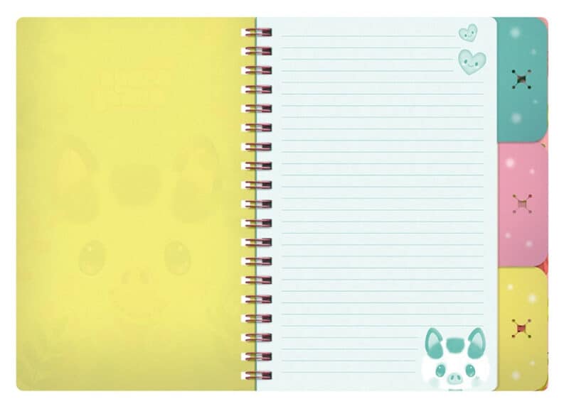 Bangoberry libreta pestañas Piggy Pig
