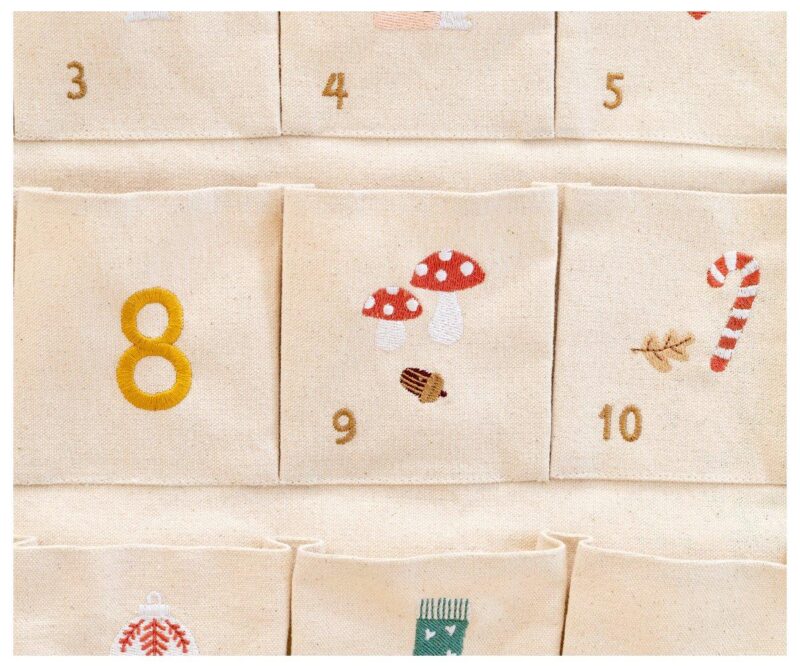 Calendario de Adviento Monnëka Bordado Monnëka