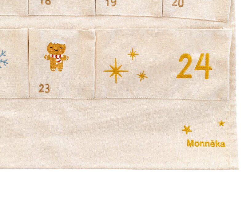 Calendario de Adviento Monnëka Bordado Monnëka