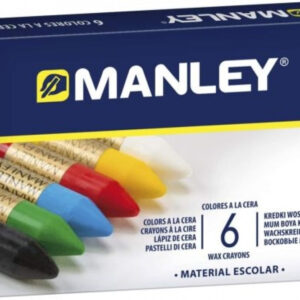 Cera manley 6 ceras blandas colores surtidos