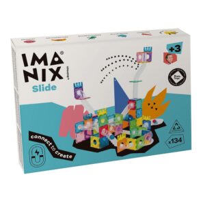 Construcción magnética tobogán 134 piezas Imanix