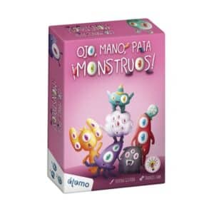 Juego de mesa ojo, mano, pata monstruos
