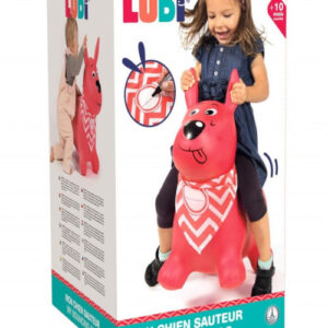 Perro saltarín rosa