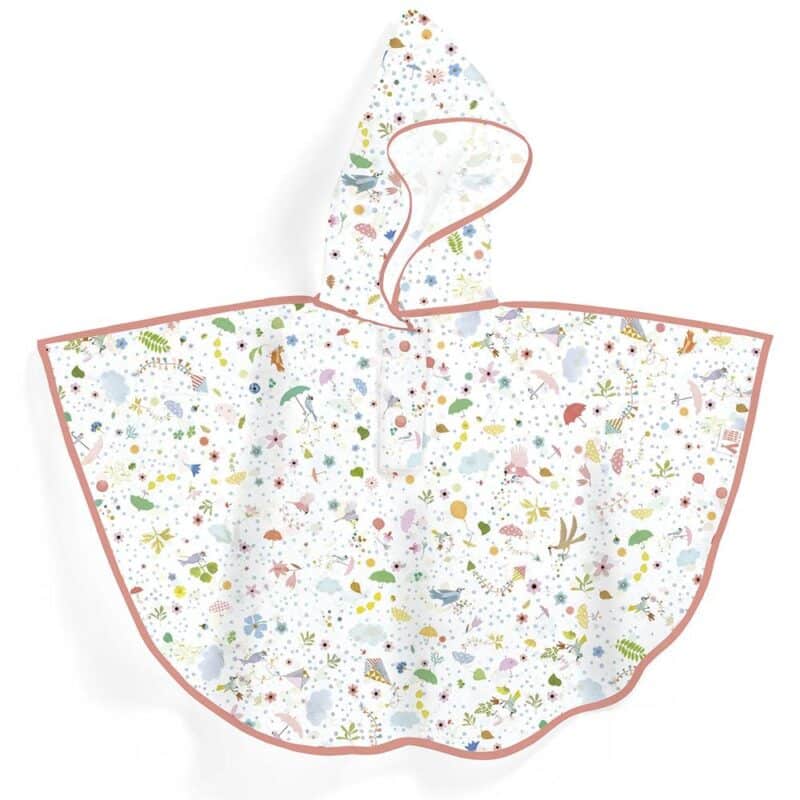 Poncho de lluvia ligereza talla XS 90-110 cm