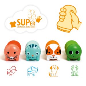 Sellos para los peques - Animales de jardín