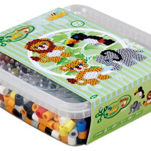 Set Maxi beads y pegboards con caja de plástico