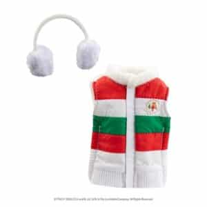 The Elf on the shelf - Vestuario Claus couture chaleco acolchado